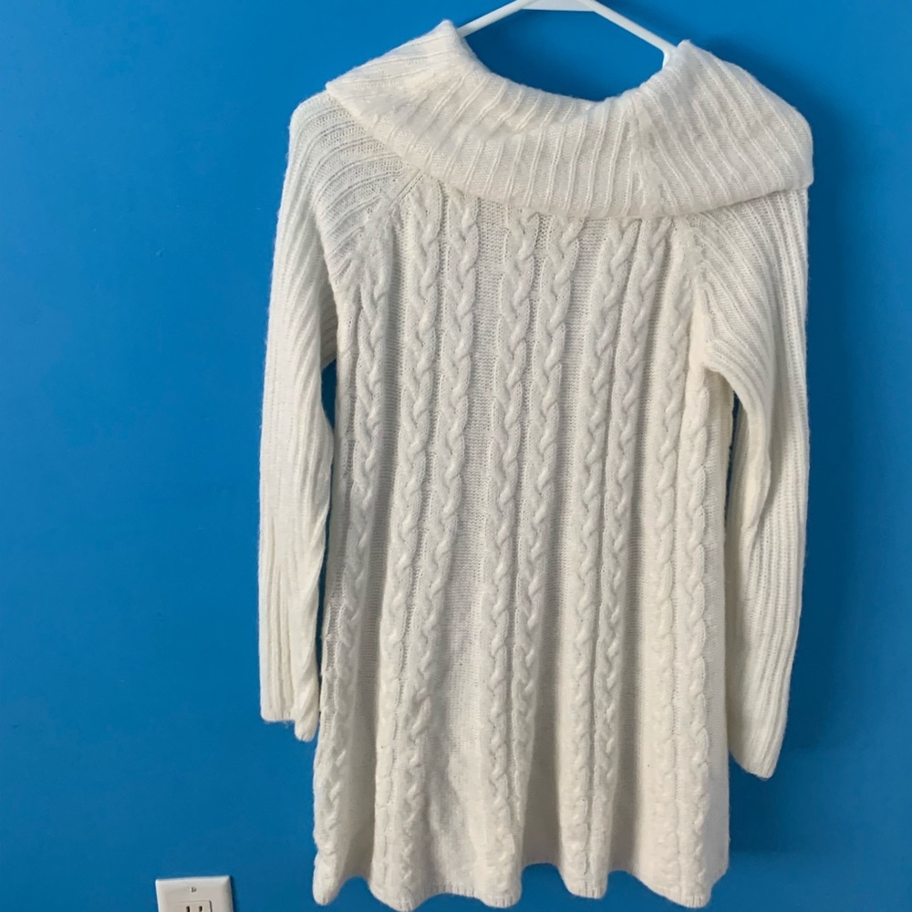 Women’s white sweater dress